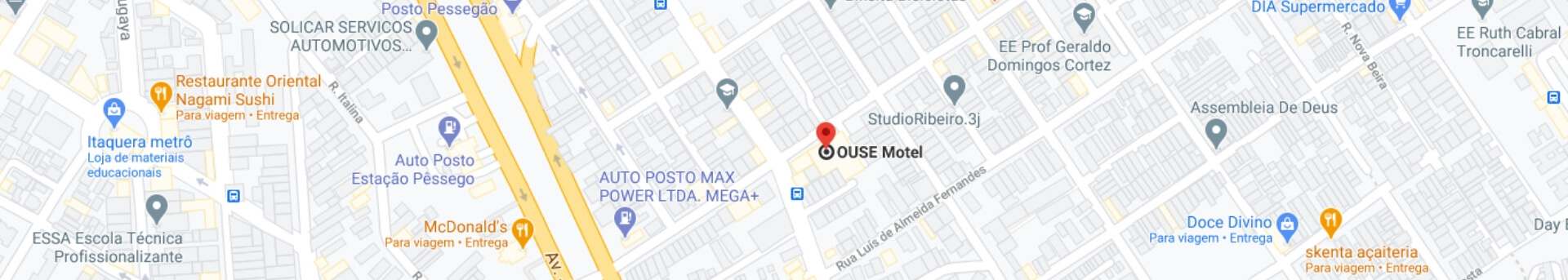 Mapa do motel